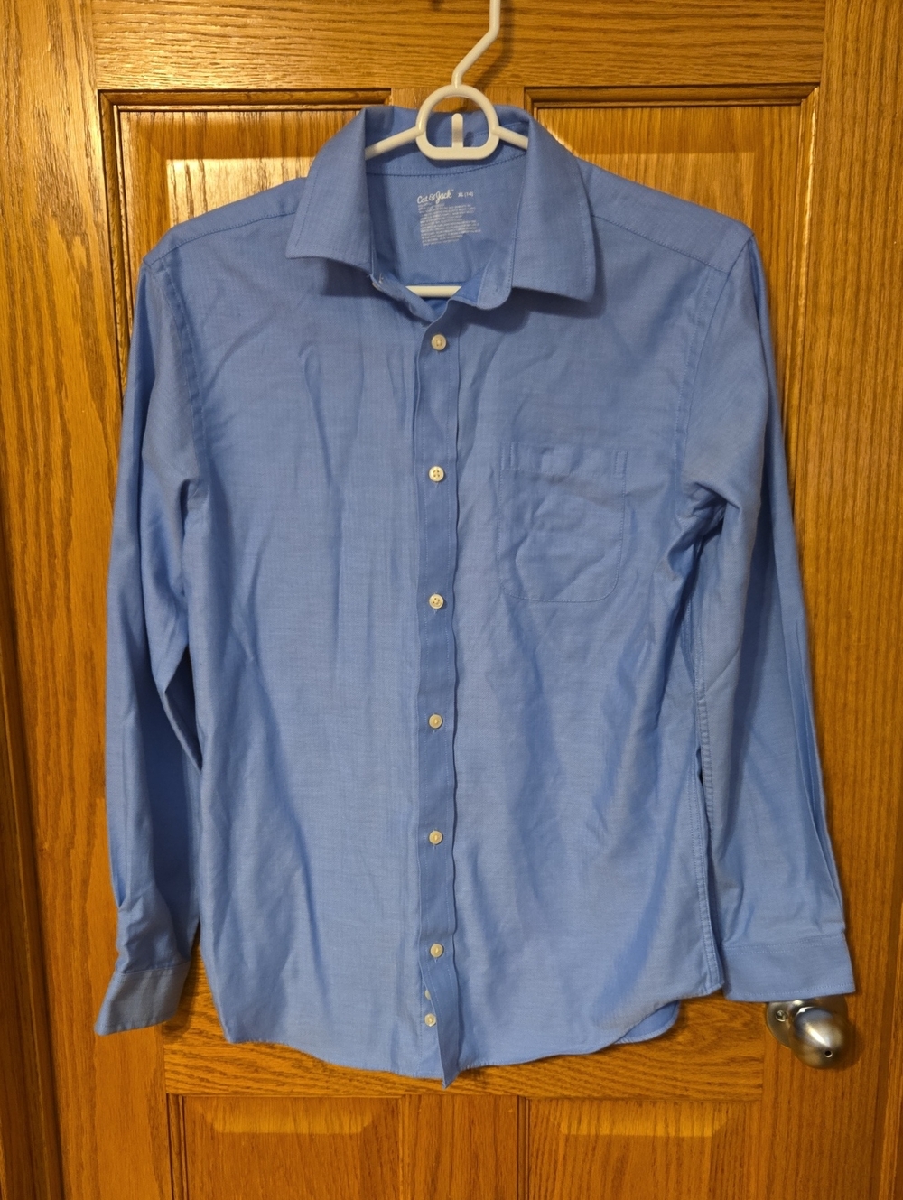 Cat & Jack Kid’s Blue Button-Down Dress Shirt